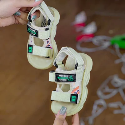 صندل بچه گانه موعود کد 676 رنگ کرم